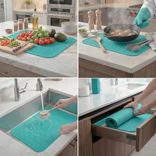 MicoYang Silicone Dish Drying Mat