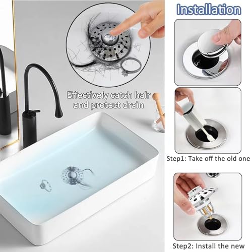 AzWzz Bathroom Sink Stopper