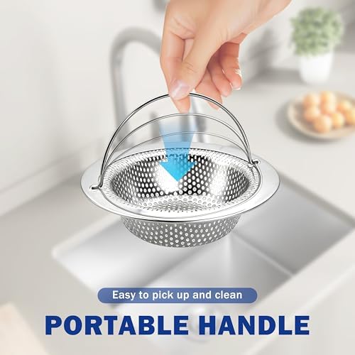 2 Pack Kitchen Sink Drain Strainer