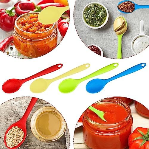 4 Pcs Mixing Spoons for Cooking