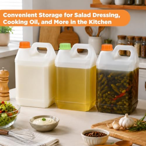 ASEVAT 2 Pack 4L Plastic Jugs
