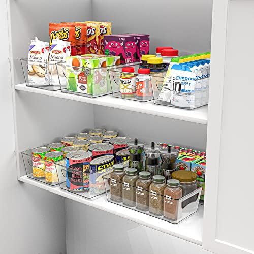Simple Houseware Pantry Bins Storage Organizer, 8 Packs
