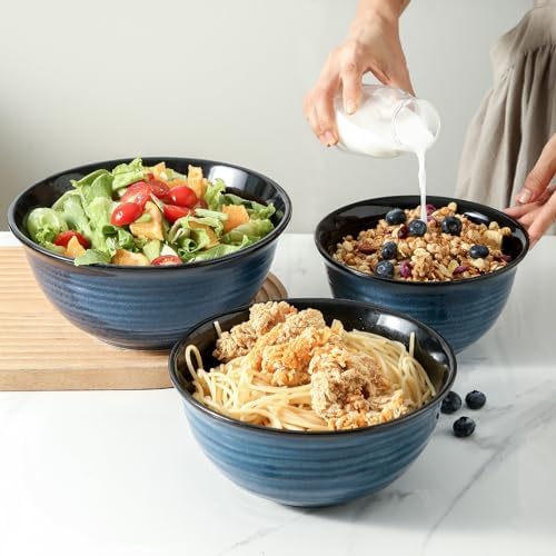 HASENSE Mixing Bowls, Ceramic Serving Bowls Set