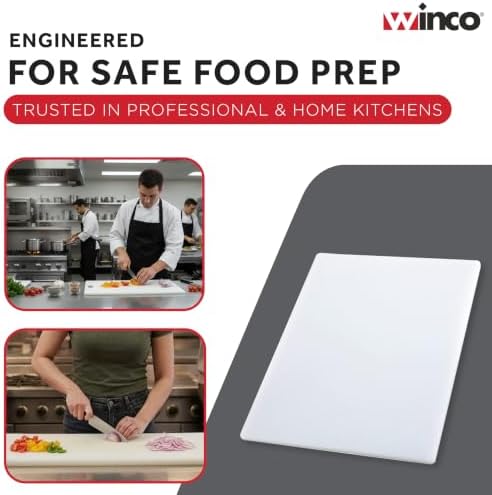 Winco Cutting Board, 12 by 18 by 1-Inch