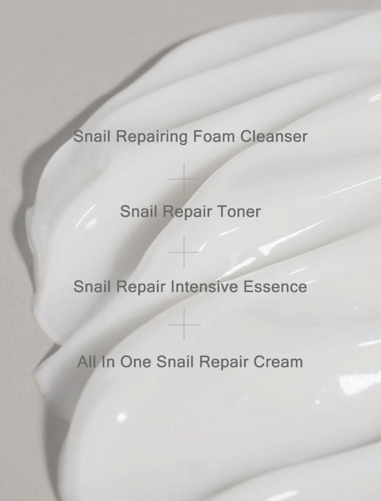 Snail Mucin Repair Skincare Miniature Travel Set for All Skin Types