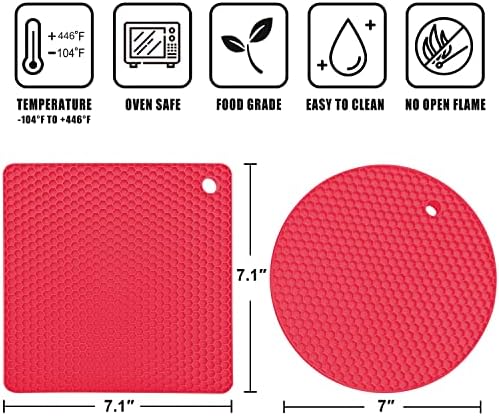 Walfos Silicone Trivet Mats