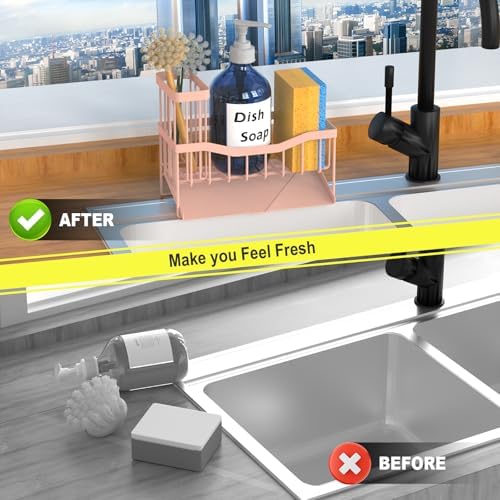 Fssvcd Maifan Sink Caddy Sponge Holder