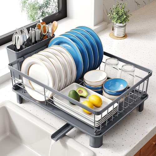 SNTD Dish Drying Rack for Small Kitchen Counter