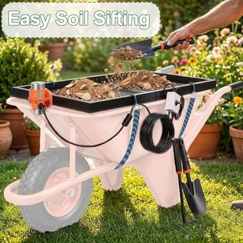 Soil Sifter for Wheelbarrow