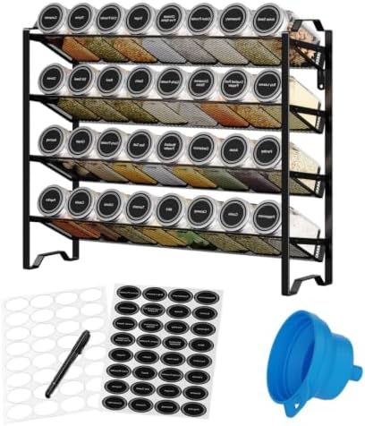 Simple Trending 4-Tier Spice Rack Organizer, Spice Rack