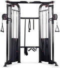 Titan Fitness Functional Trainer Cable Crossover Machine, 200 LB Double Weight Stack, 2:1 Cable Pull Station, Home Gym Workout Weight Training Machine with Attachments