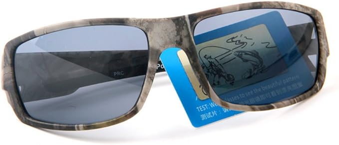 Polarized Outdoor Sports Sunglasses Tr90 Camo Frame for Men Women Driving Fishing Hunting Reduce Glare