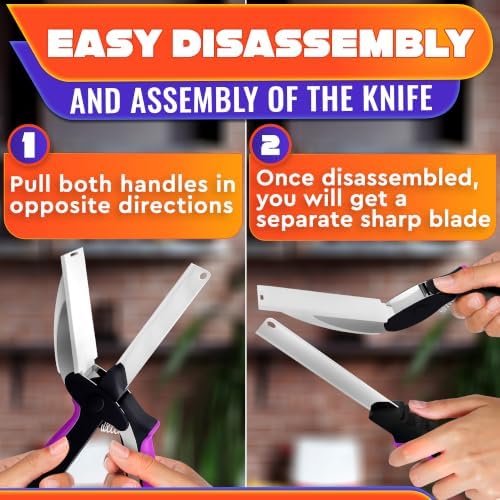 2 in 1 Kitchen Scissors for Food