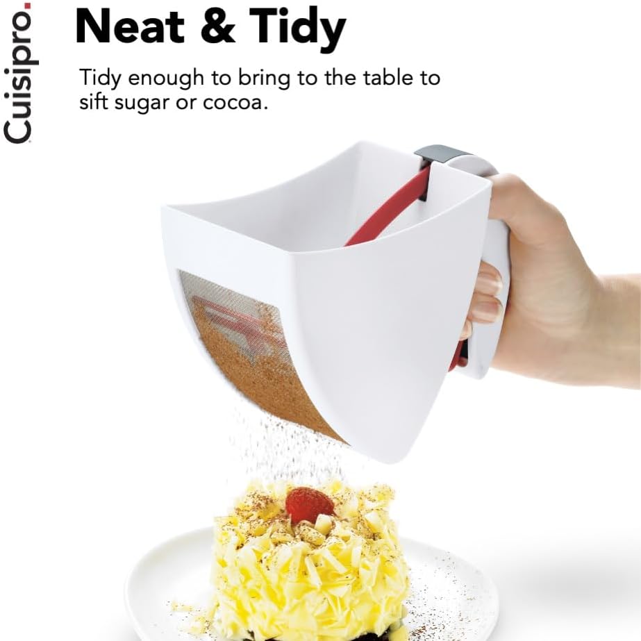 Cuisipro Scoop and Sift Flour Sifter, 3 cups