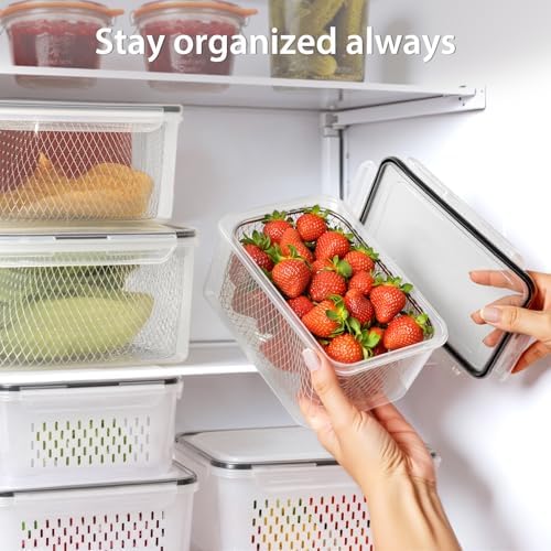 3 PCS Large Fruit storage Containers