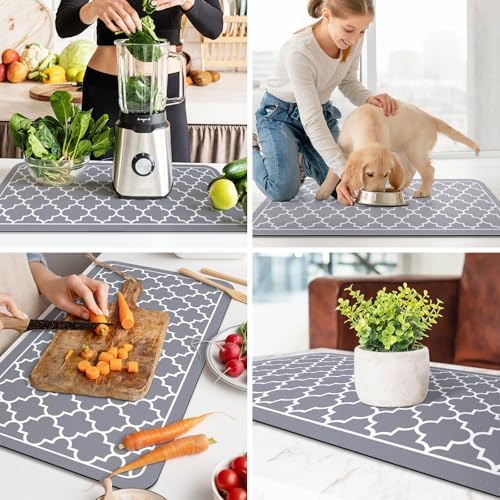 Dish Drying Mat Absorbent Dish Drying Mats