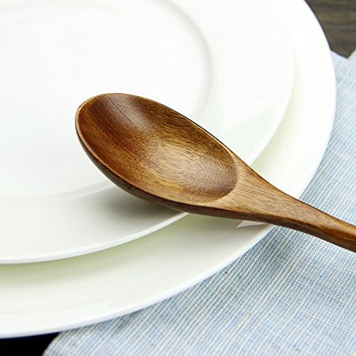 AOOSY 9 In Wooden Spoons for Eating