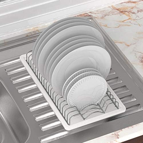 Simple Houseware Stainless Steel Plate Drying Rack