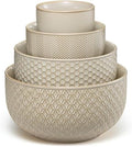KooK Ceramic Nesting Bowls, Oven Safe
