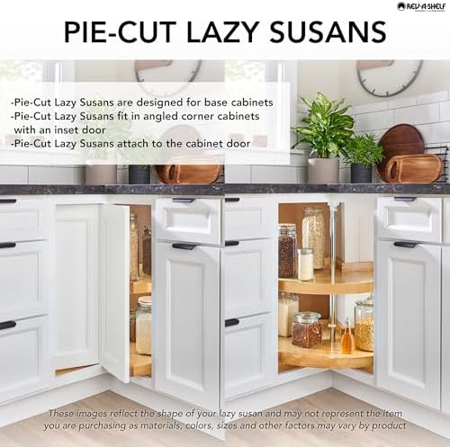 Rev-A-Shelf 2 Tier Pie-Cut Plastic Lazy Susan