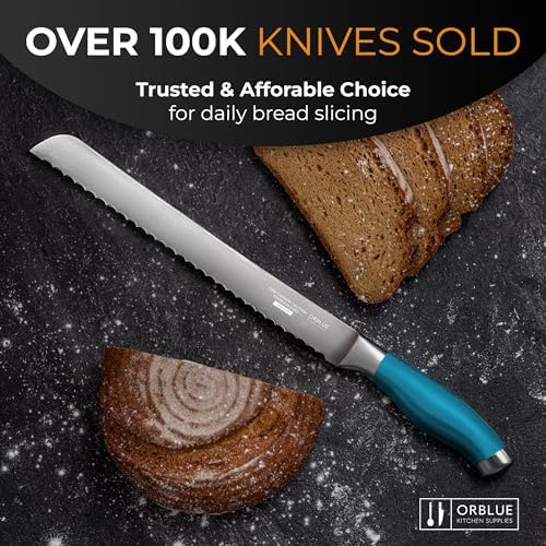 Orblue Serrated Bread Knife