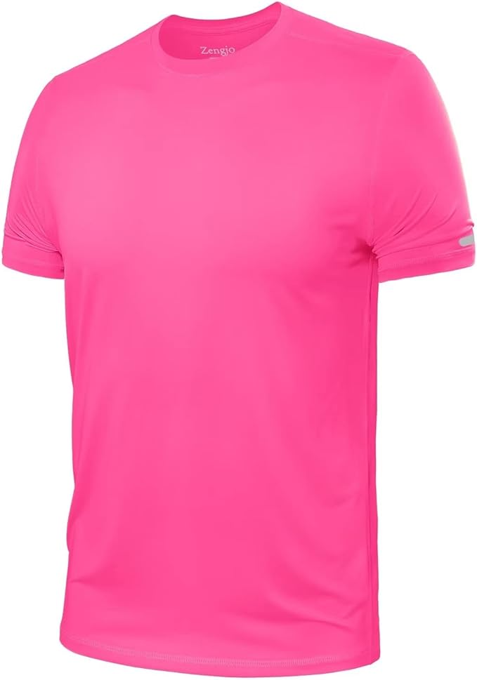 Men's Quick Dry Athletic Gym T-Shirt Moisture Wicking Workout Tee