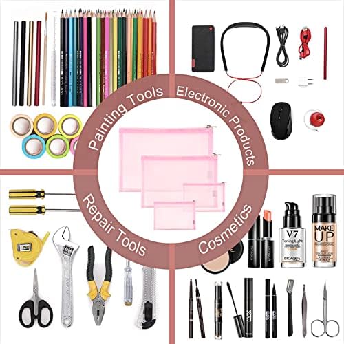EASYFUN Mesh Pouch, Make up Bag