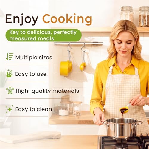 16PCS Measuring Cups and Spoons Set, Measuring Spoon Set