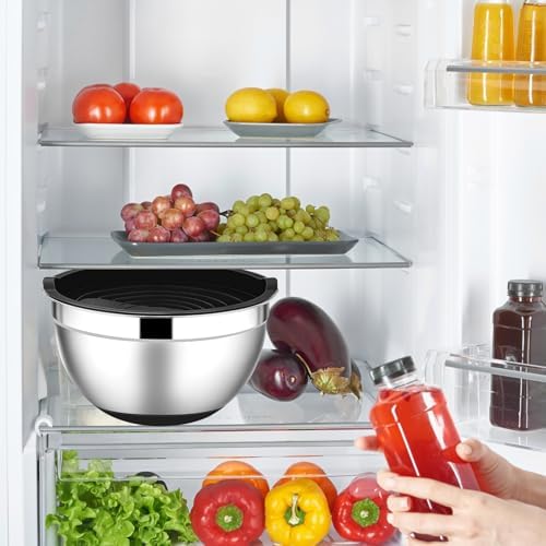 ShineMe Stainless Steel Salad Bowl