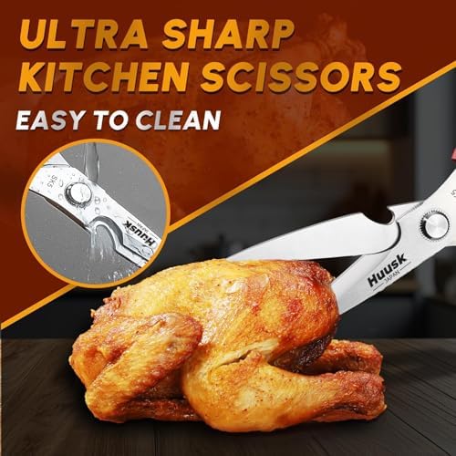 HUUSK Kitchen Scissors for Food