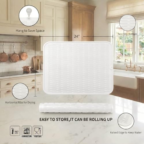 MicoYang Silicone Dish Drying Mat
