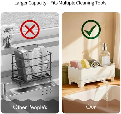 MOUKABAL Rotating Drain Sponge Holder