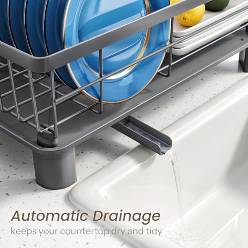 SNTD Dish Drying Rack for Small Kitchen Counter