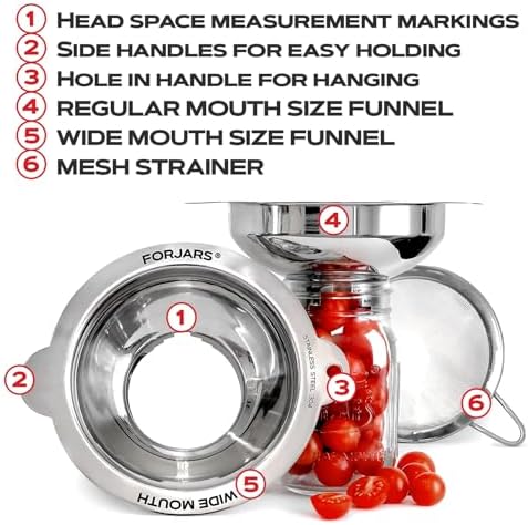 FORJARS Canning Funnel Set