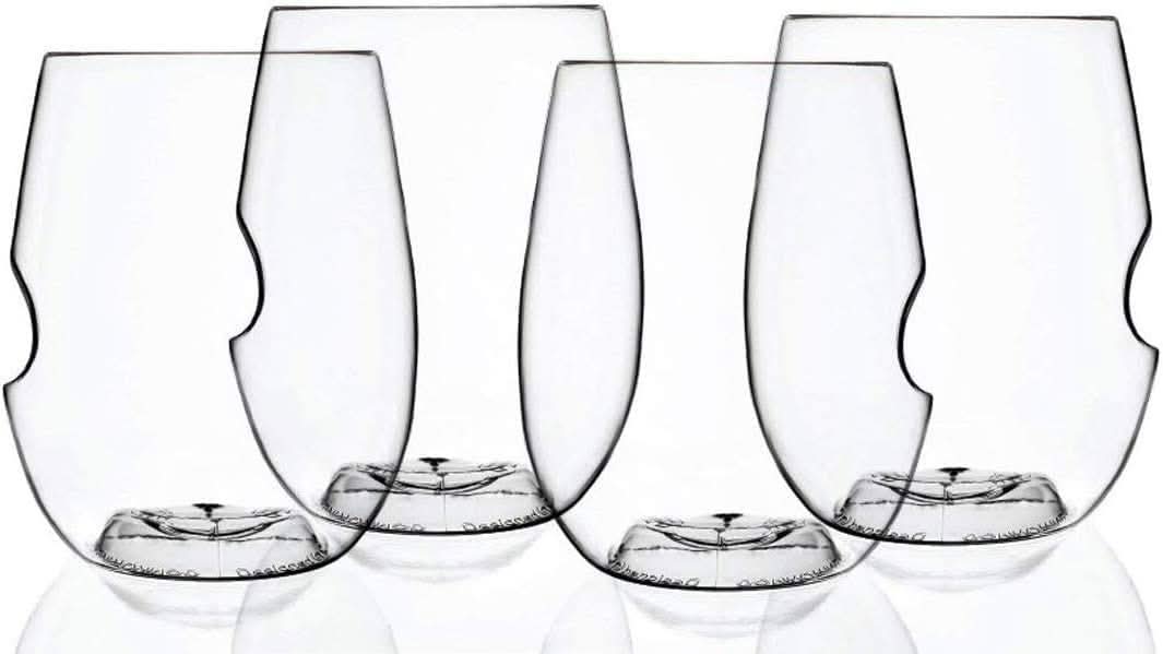 Go Anywhere Unbreakable Wine Glasses - 16 oz Set of 4