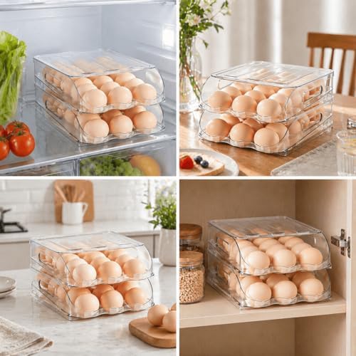 SMRCAD 18-Egg Holder for Fridge