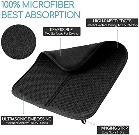 FRESHMINT Dish Drying Mats 2 Pack