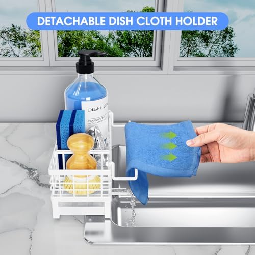 Metal Kitchen Sink Sponge Holder, Countertop Sink Caddy