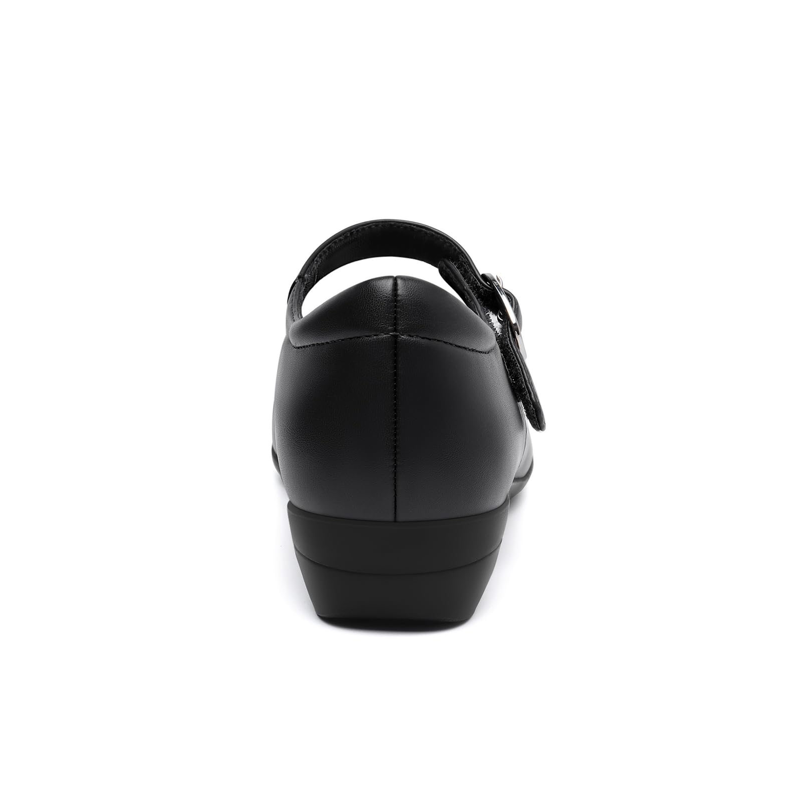 Mary Jane Flats for Women - Comfortable Round Toe Ballet Flats with Buckle Strap Work Shoes