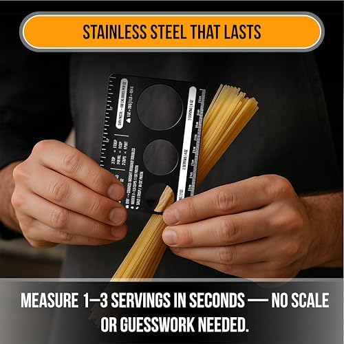 Pasta Measurer Tool – Stainless Steel Kitchen Gadget