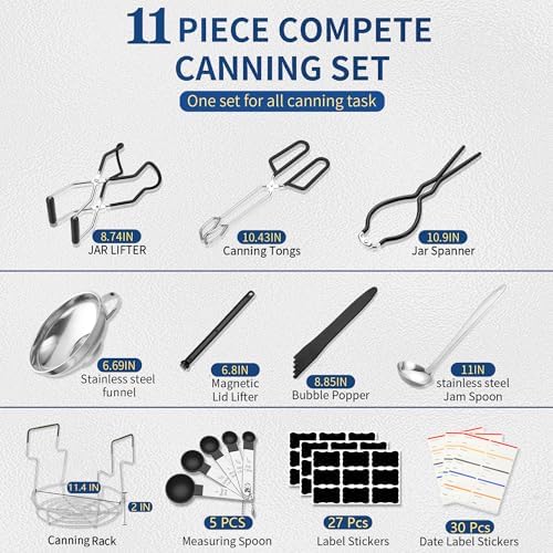Canning Supplies Starter Kit, Canning Kit Set