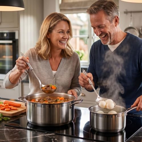 LIANYU Stainless Steel Cooking Utensils Set