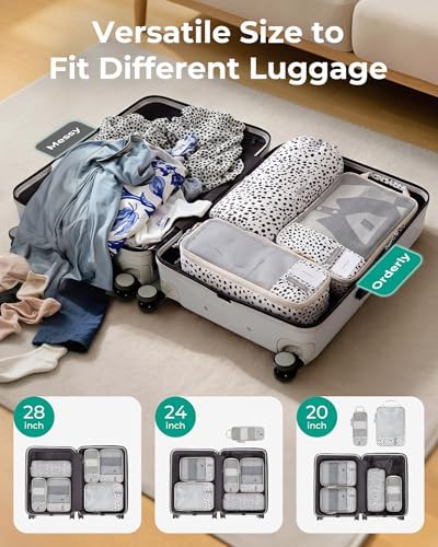 BAGSMART Compression Packing Cubes