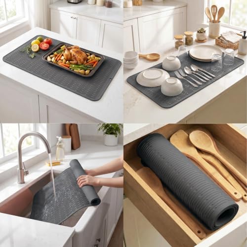 MicoYang Silicone Dish Drying Mat