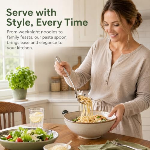 Cabilock Stainless Steel Spaghetti Spoon