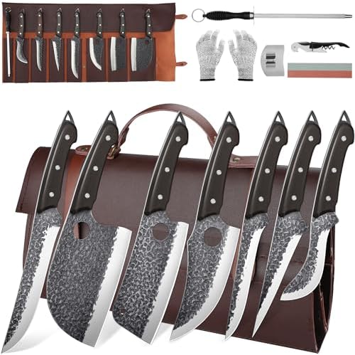ROCOCO Butcher Cleaver Knife Set