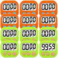 12 Pack Digital Kitchen Timer Small Classroom Timers