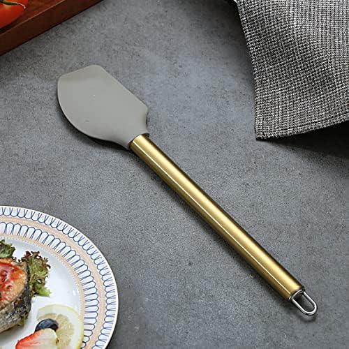 Gold Spatulas, Berglander Non-stick Silicone Flexible Scrapers Baking Mixing