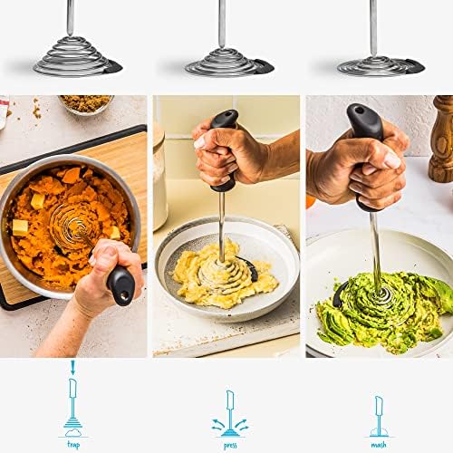 Dreamfarm Smood Ergonomic Spring Coil Potato Masher
