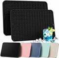 2 Pack Silicone Dish Drying Mat